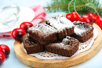 Image showing Christmas cake