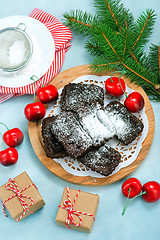 Image showing Christmas cake