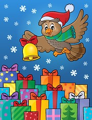 Image showing Christmas owl theme image 6