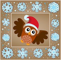 Image showing Christmas decorative greeting card 5