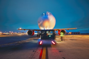 Image showing Airport in the night