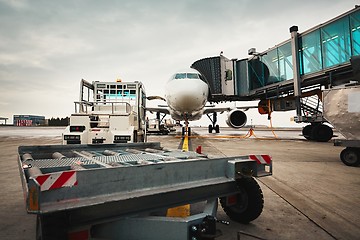 Image showing Preparation before flight