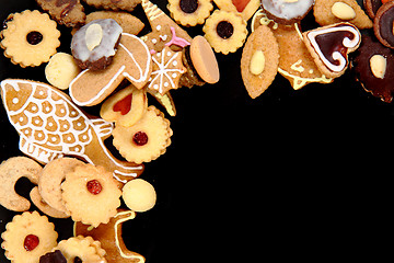 Image showing christmas cookies and gingerbread from czech republic