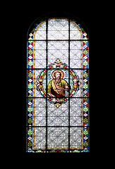 Image showing Stained-glass window in Subotica cathedral 
