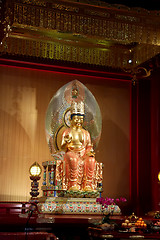 Image showing Golden buddha statue