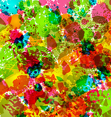 Image showing Abstract grunge background, colorful blurs