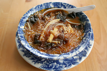 Image showing Asian soup noodles