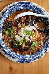 Image showing Asian soup noodles