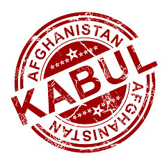 Image showing Red Kabul stamp 