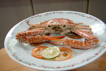 Image showing Cooked crab