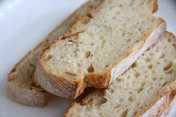 Image showing Sliced country bread