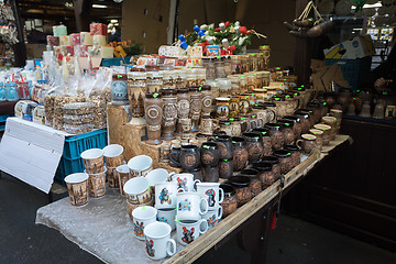 Image showing Souvenir shop at famous Havels Market in first week of Advent in Christmas