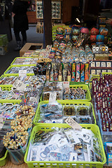 Image showing Souvenir shop at famous Havels Market in first week of Advent in Christmas