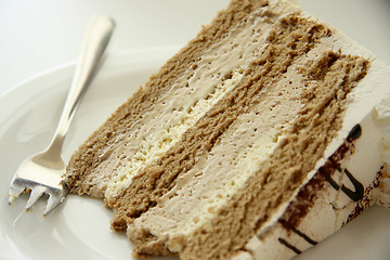 Image showing Coffe cream cake