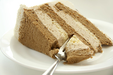 Image showing Coffe cream cake