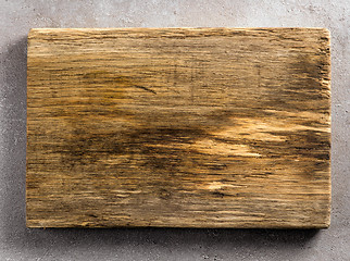 Image showing wooden cutting board