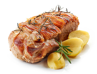 Image showing whole roasted pork