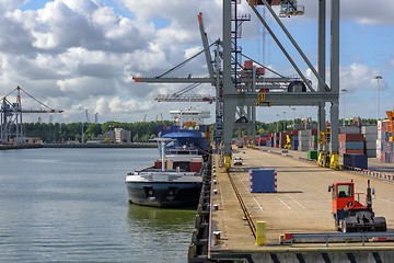 Image showing Large cargo dock