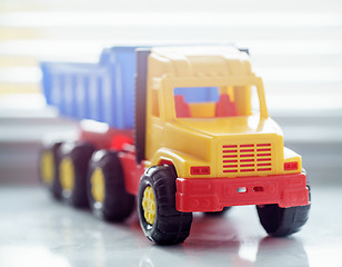 Image showing Toy Dump Truck Close up