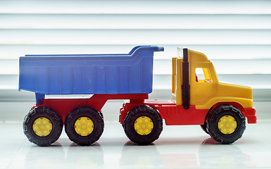 Image showing Toy Dump Truck Close up