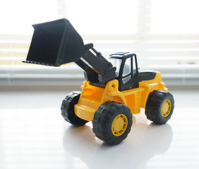 Image showing Toy Wheel Loader Close up