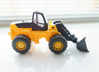 Image showing Toy Wheel Loader Close up