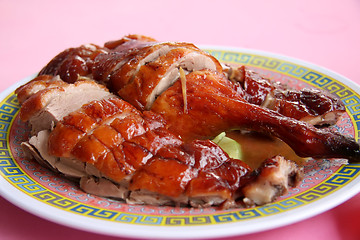 Image showing Roast duck slices