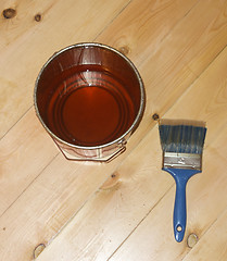 Image showing varnish brush