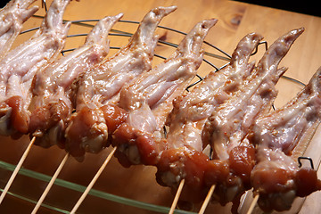 Image showing Raw chicken wings