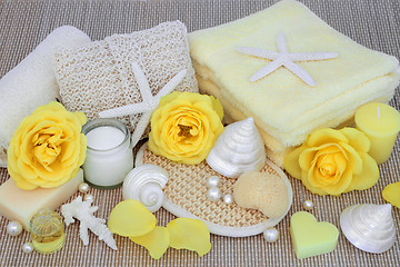Image showing Natural Spa Beauty Products