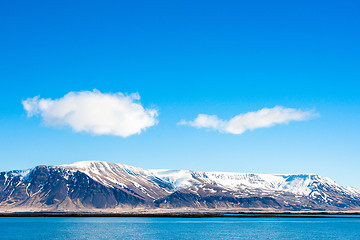 Image showing Mountains in the arctic sea