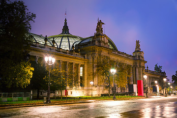 Image showing The Grand Palais des Champs-Elysees in Paris, France