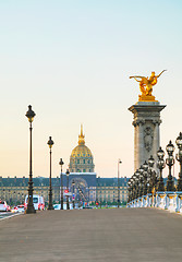 Image showing Les Invalides building in Paris