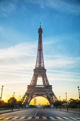 Image showing Cityscape with the Eiffel tower