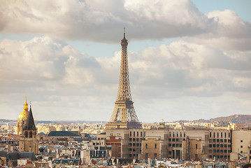 Image showing Aerial overview of Paris