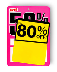 Image showing Pink and yellow Super Sale sign