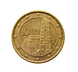 Image showing ten euro cents