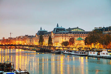 Image showing D\'Orsay museum building in Paris, France