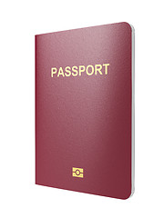 Image showing Biometric passport on white