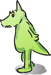 Image showing Cartoon dinosaur
