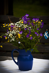 Image showing a bouquet of wild flowers