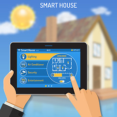 Image showing Smart House and internet things