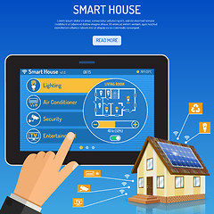 Image showing Smart House and internet things