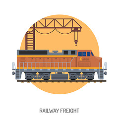 Image showing Railway Freight concept