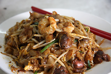 Image showing Fried asian noodles