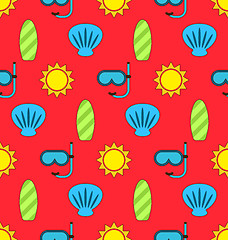 Image showing Colorful Seamless Wallpaper or Background