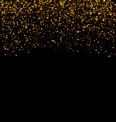 Image showing Golden Explosion of Confetti