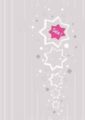 Image showing stars as a business advertising for discount sale