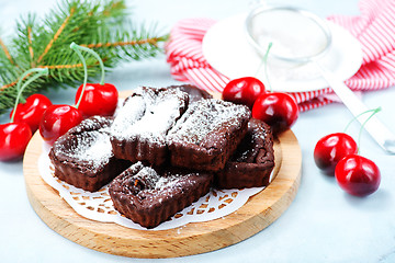 Image showing Christmas cake