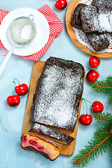 Image showing Christmas cake